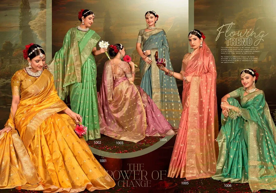 Pushpkala Swarovski Vol 1 By Saroj Soft Silk Wedding Sarees Wholesale Price In Surat
